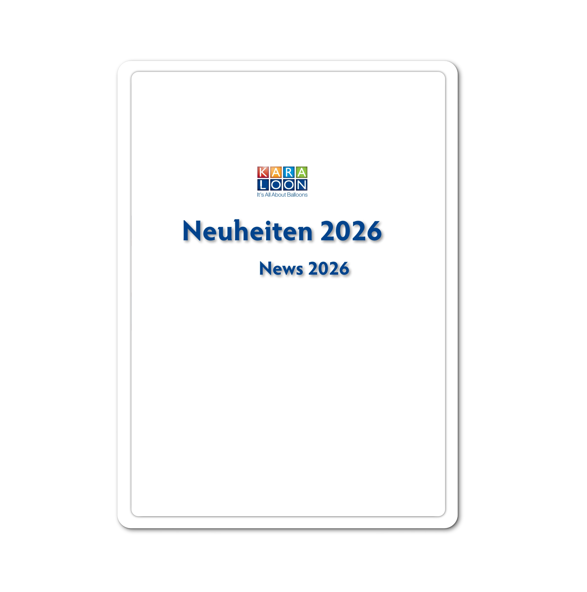 Neuheiten 2026